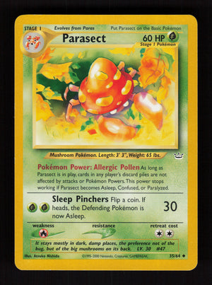 Parasect 35/64 - Uncommon - Neo Revelation