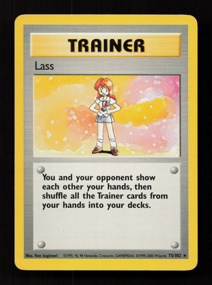Lass 075/102 - Rare - Base Set