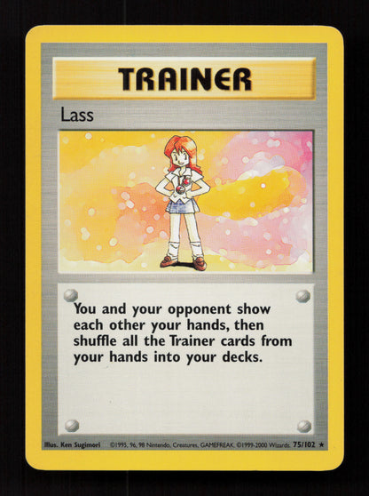 Lass 075/102 - Rare - Base Set