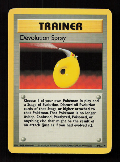 Devolution Spray 072/102 - Rare - Base Set