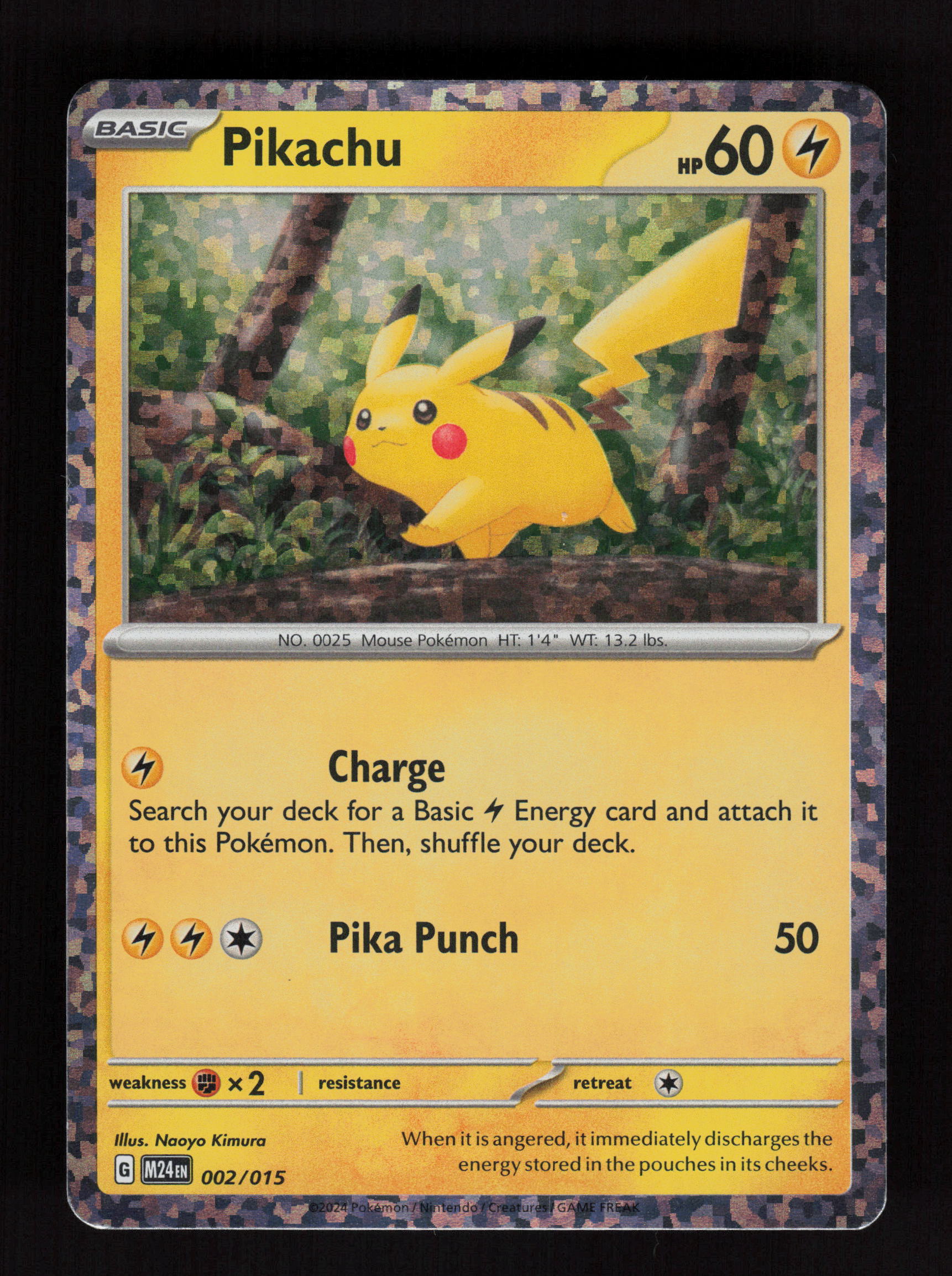 Pikachu 002/015 - Promo - McDonald's Promos 2024