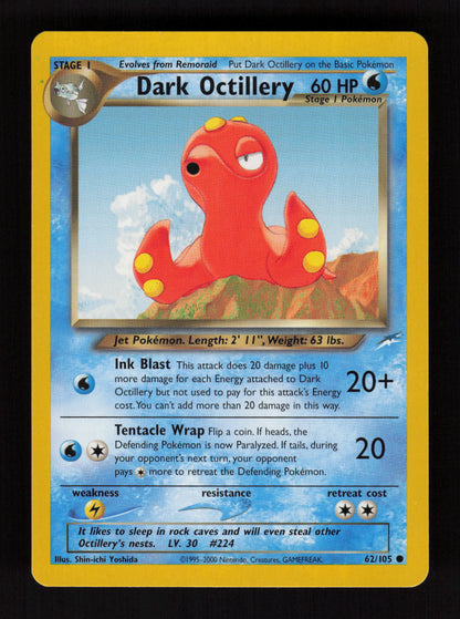 Dark Octillery 062/105 - Common - Neo Destiny