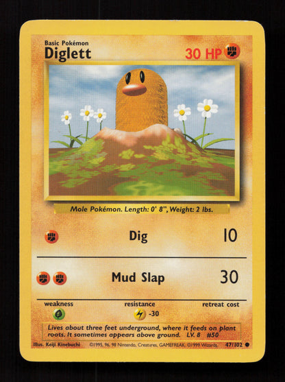 Diglett 071/130 - Common - Base Set 