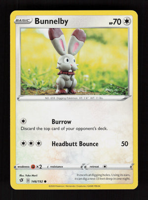 Bunnelby 146/192 - Common - SWSH02: Rebel Clash