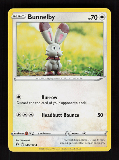 Bunnelby 146/192 - Common - SWSH02: Rebel Clash
