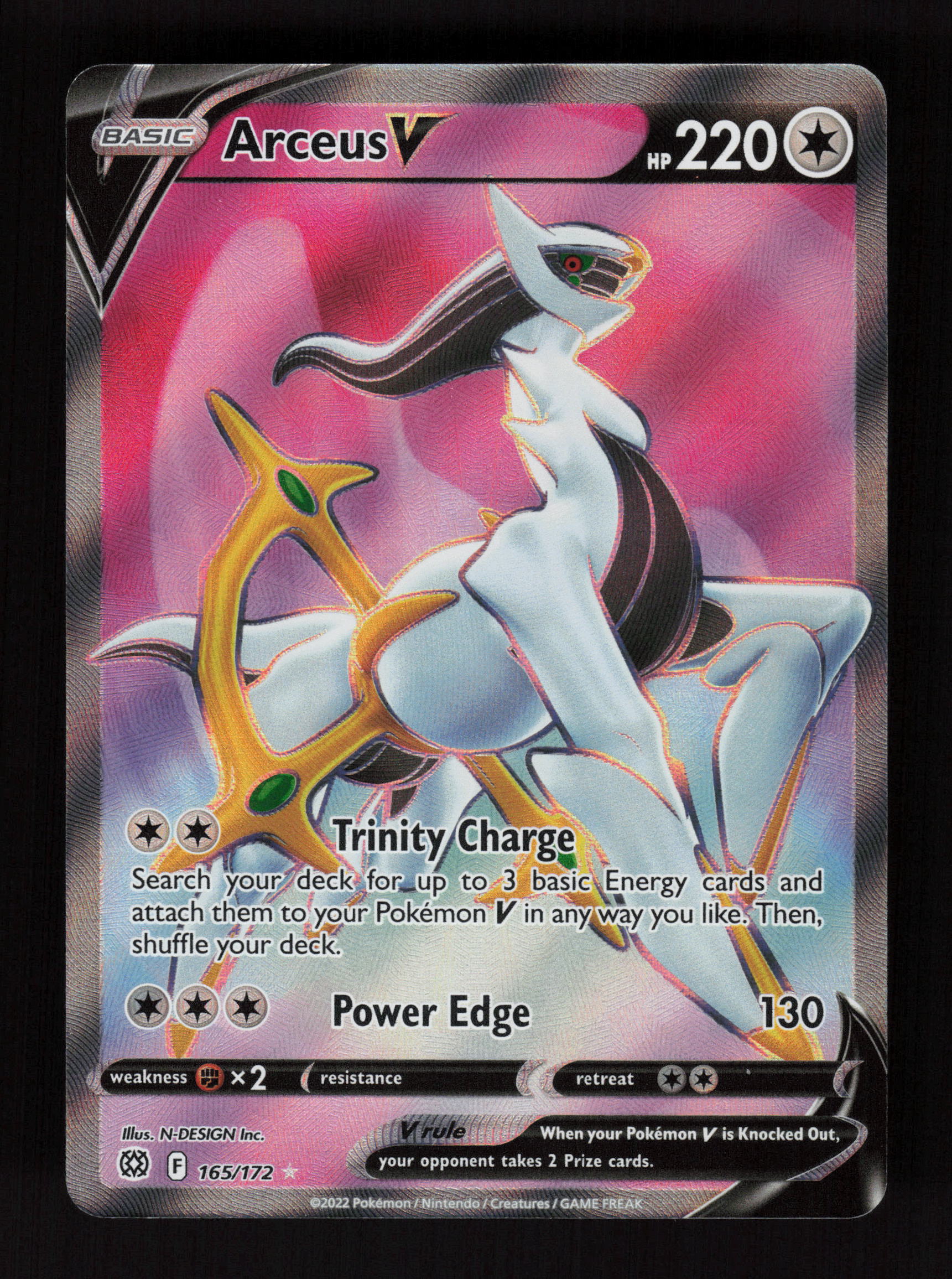 Arceus V 165/172 - Ultra Rare - SWSH09: Brilliant Stars