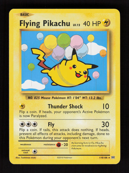 Flying Pikachu 110/108 - Secret Rare - XY - Evolutions 