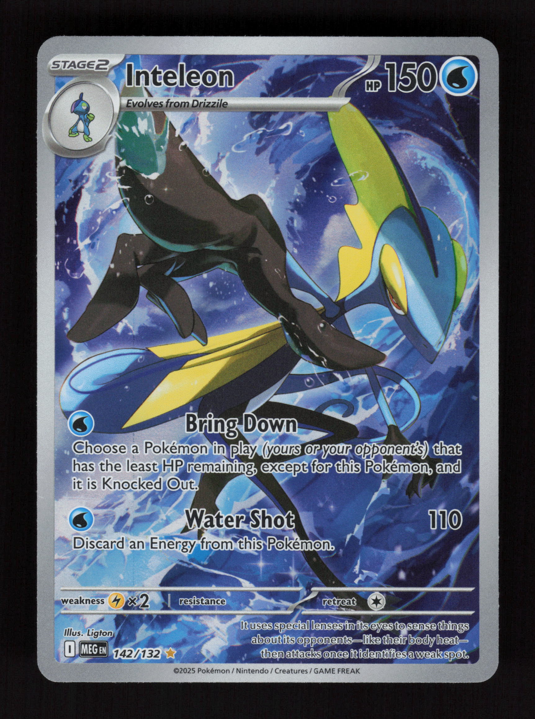 Inteleon - 142/132 - Illustration Rare - ME01: Mega Evolution