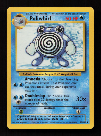 Poliwhirl 038/102 - Uncommon - Base Set