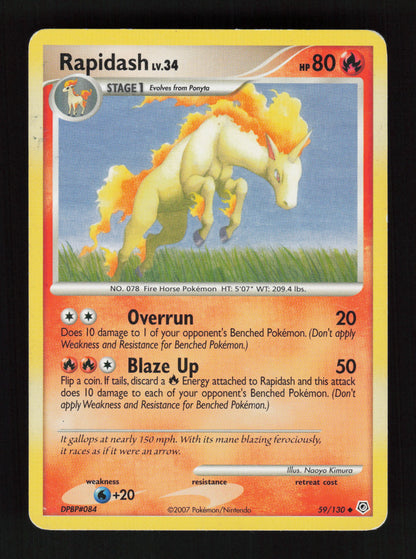 Rapidash 59/130 - Uncommon - Diamond and Pearl