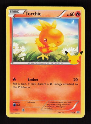 Torchic  11/25 011/025 - McDonald's 25th Anniversary Promos 
