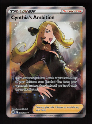 Cynthia's Ambition 169/172 - Ultra Rare - SWSH09: Brilliant Stars