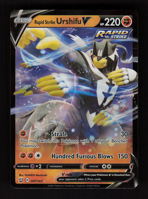 Rapid Strike Urshifu V 087/163 - Ultra Rare - SWSH05: Battle Styles