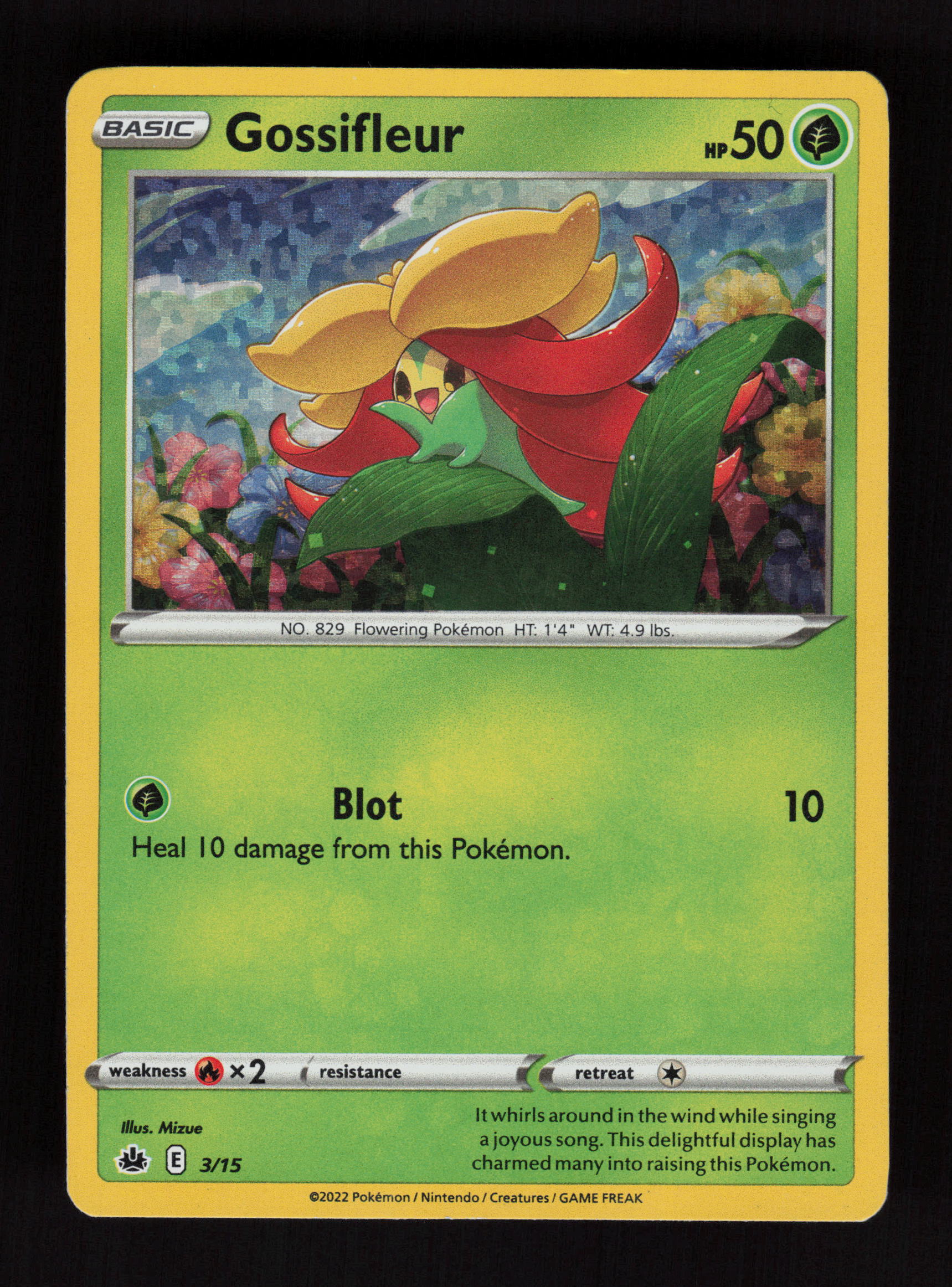 Gossifleur - 3/15 003/015 - Promo - McDonald's Promos 2022 