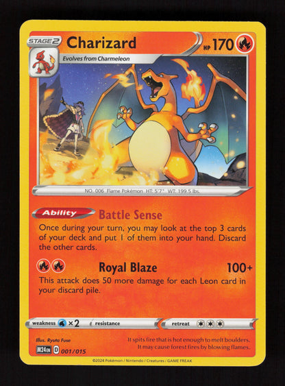 Charizard Promo McDonald's Promos 2024 001/015 NM
