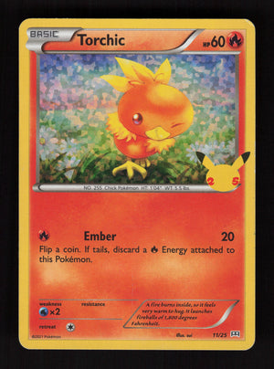 Torchic 11/25 011/025 - McDonald's 25th Anniversary Promos
