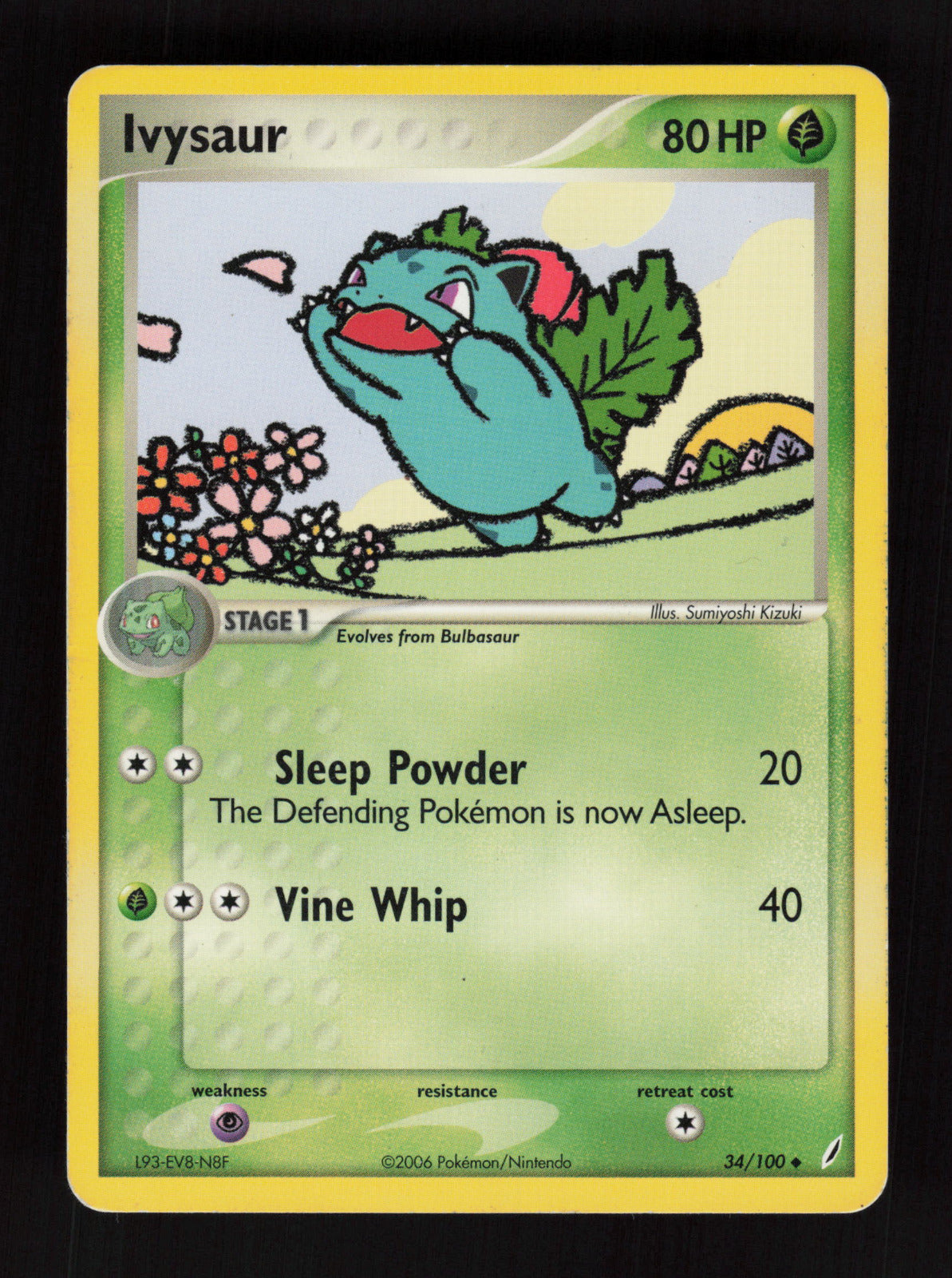 Ivysaur 34/100 - Uncommon - Crystal Guardians