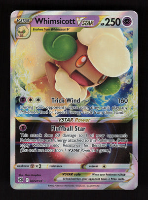 Whimsicott VSTAR 065/172 - Ultra Rare - SWSH09: Brilliant Stars