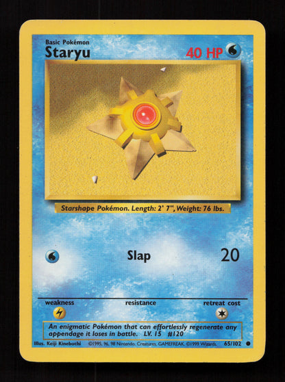 Staryu 065/102 - Common - Base Set