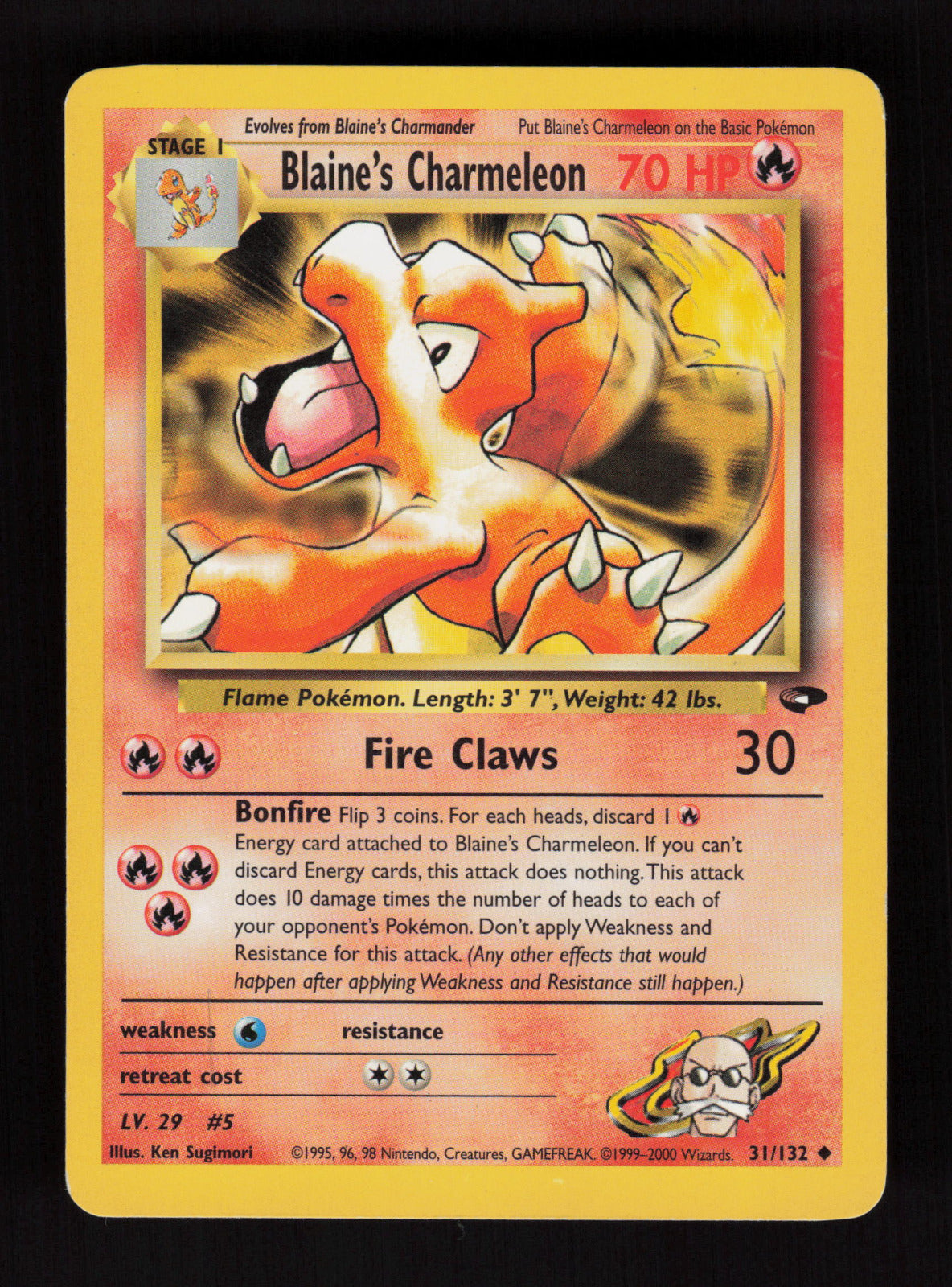 Blaine's Charmeleon 031/132 - Uncommon - Gym Challenge