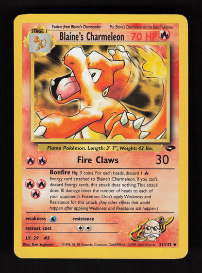 Blaine's Charmeleon 031/132 - Uncommon - Gym Challenge