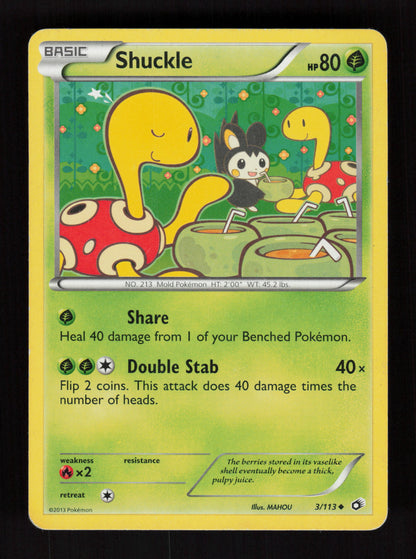Shuckle 3/113 - Uncommon - Legendary Treasures