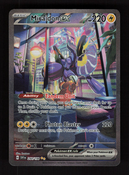 Miraidon ex 244/198 - Special Illustration Rare - Scarlet & Violet Base Set 