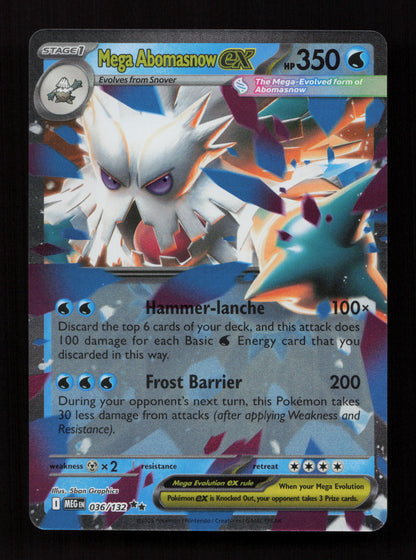 Mega Abomasnow ex - 036/132 - Double Rare - ME01: Mega Evolution