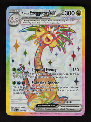 Alolan Exeggutor ex - 225/191 - Ultra Rare - SV08: Surging Sparks