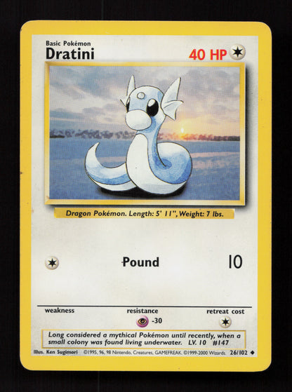 Dratini 026/102 - Uncommon - Base Set