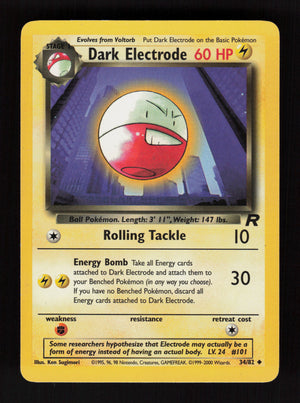 Dark Electrode 34/82 - Uncommon - Team Rocket
