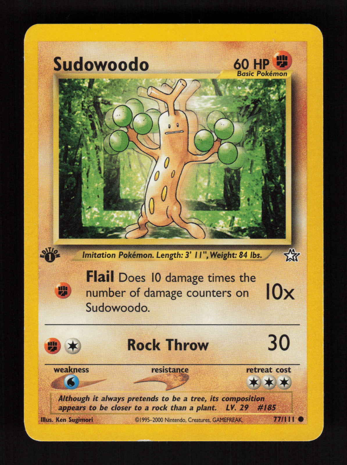 Sudowoodo 9/95 - Holo Rare - Unleashed