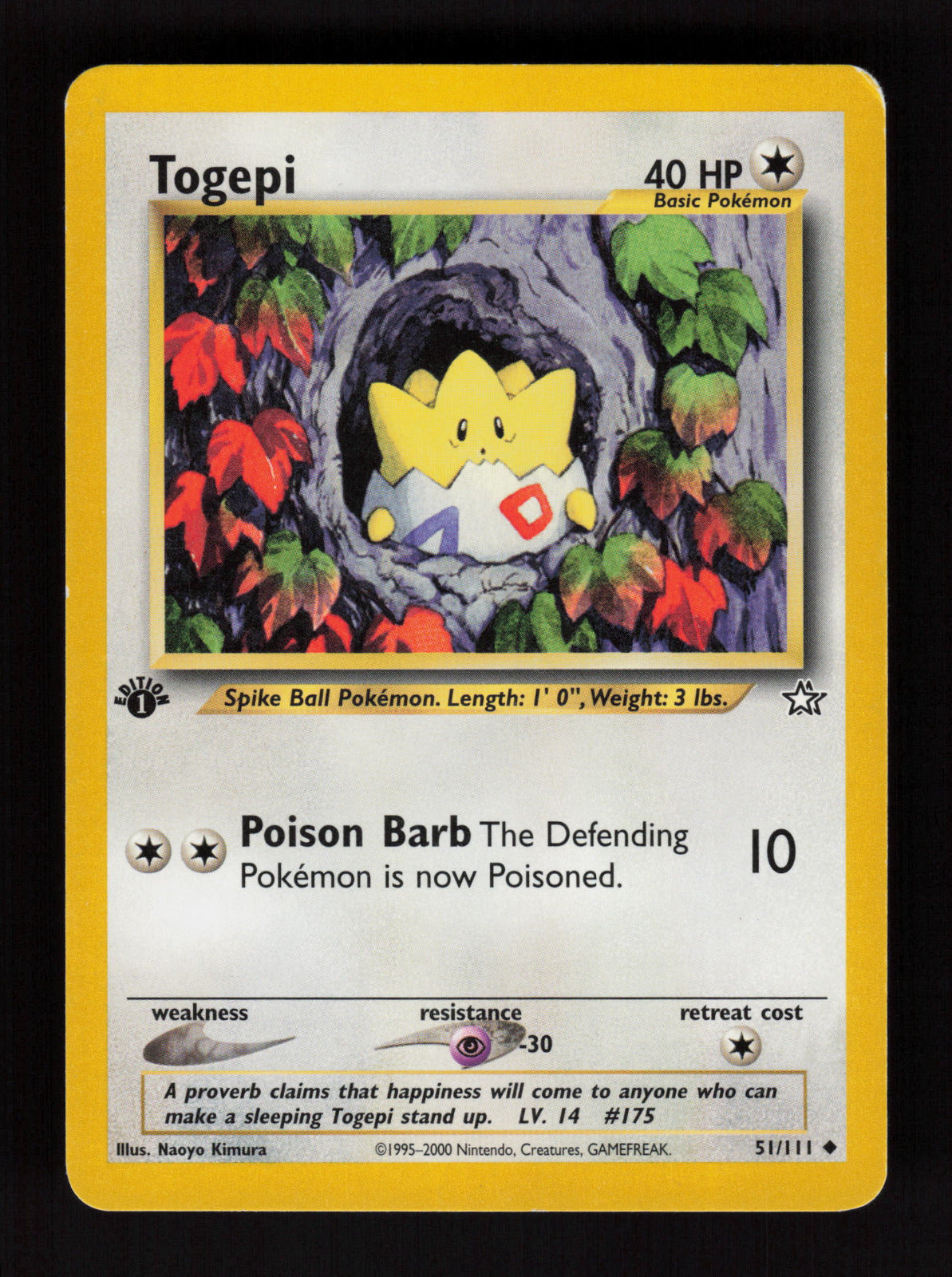 Togepi 051/111 - Uncommon - Neo Genesis