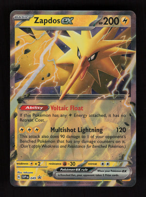 Zapdos ex 049 - Promo - SV: Scarlet & Violet Promo Cards