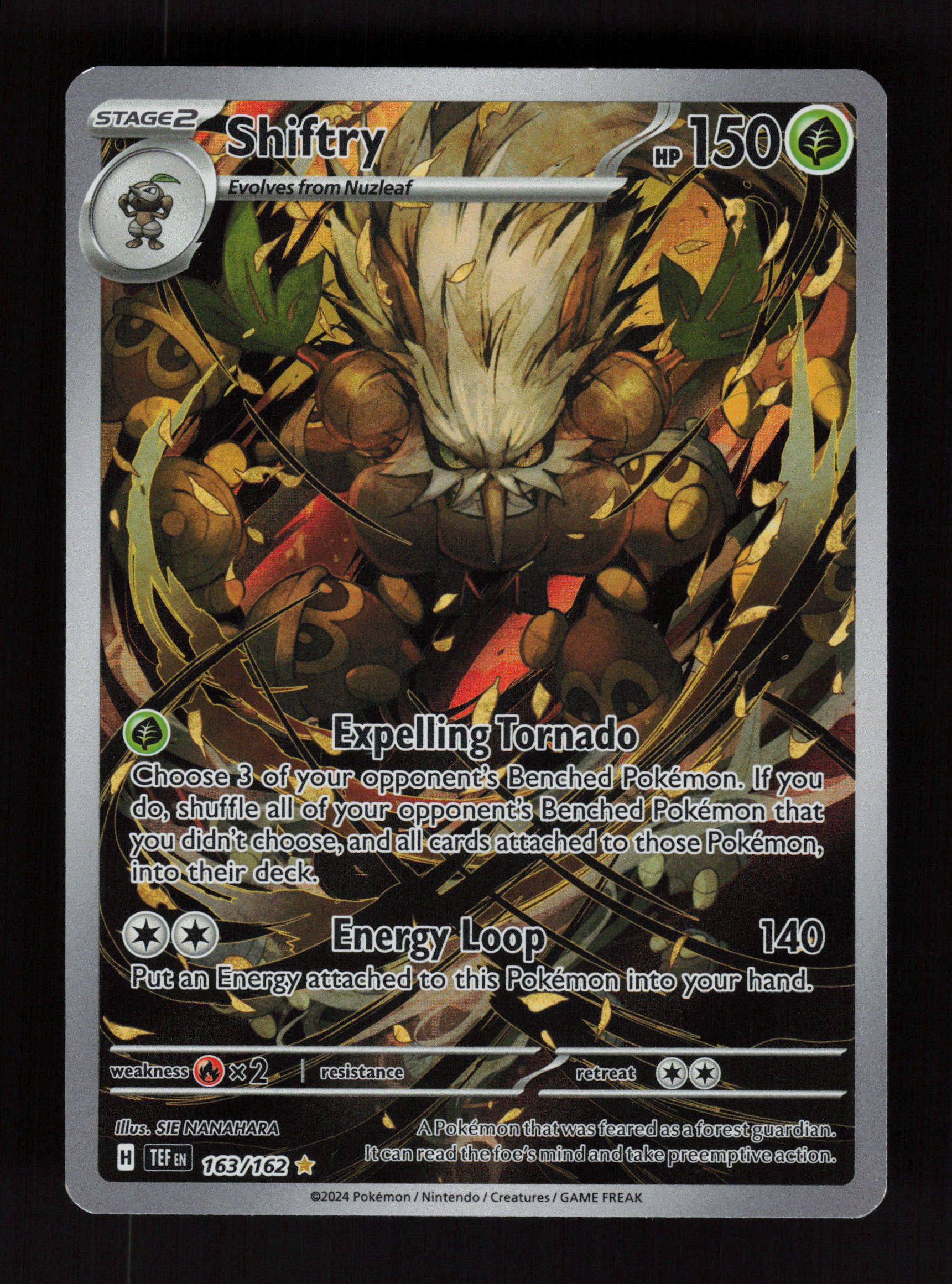Shiftry 163/162 - Illustration Rare - Temporal Forces 