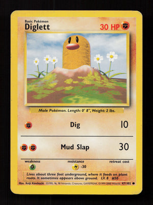 Diglett 071/130 - Common - Base Set 