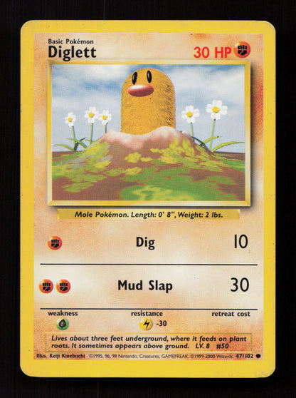 Diglett 071/130 - Common - Base Set 