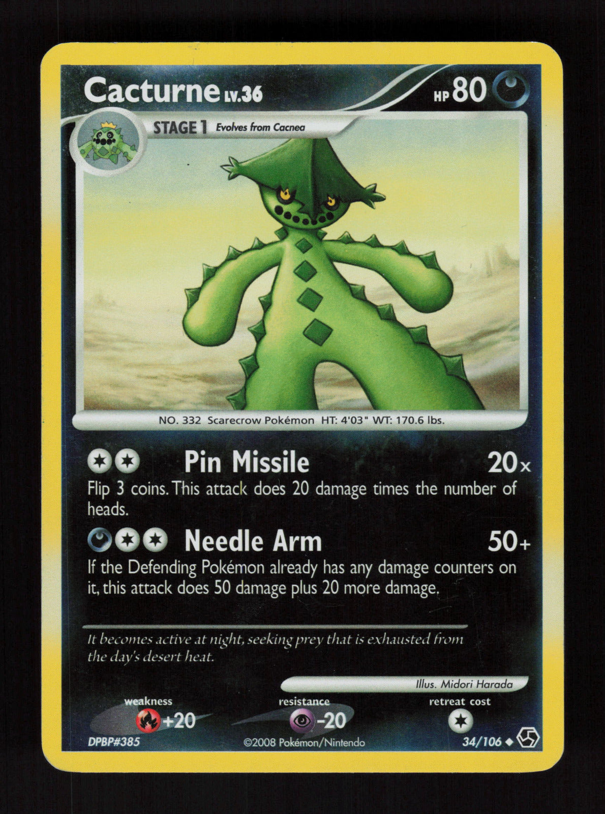 Cacturne 34/106 - Uncommon - Great Encounters