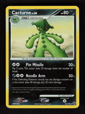Cacturne 34/106 - Uncommon - Great Encounters