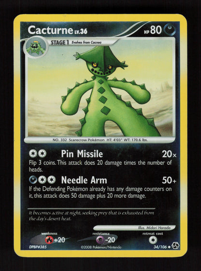 Cacturne 34/106 - Uncommon - Great Encounters