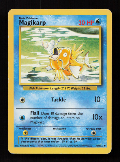 Magikarp 050/130 - Uncommon - Base Set 