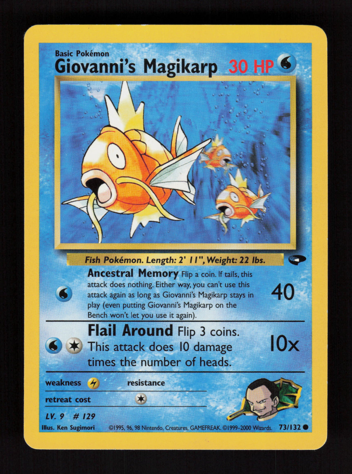 Giovanni's Magikarp 073/132 - Common - Gym Challenge