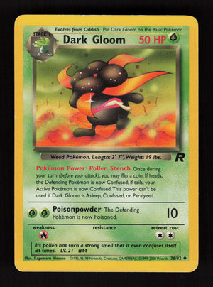 Dark Gloom 36/82 - Uncommon - Team Rocket