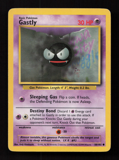 Gastly 050/102 - Common - Base Set