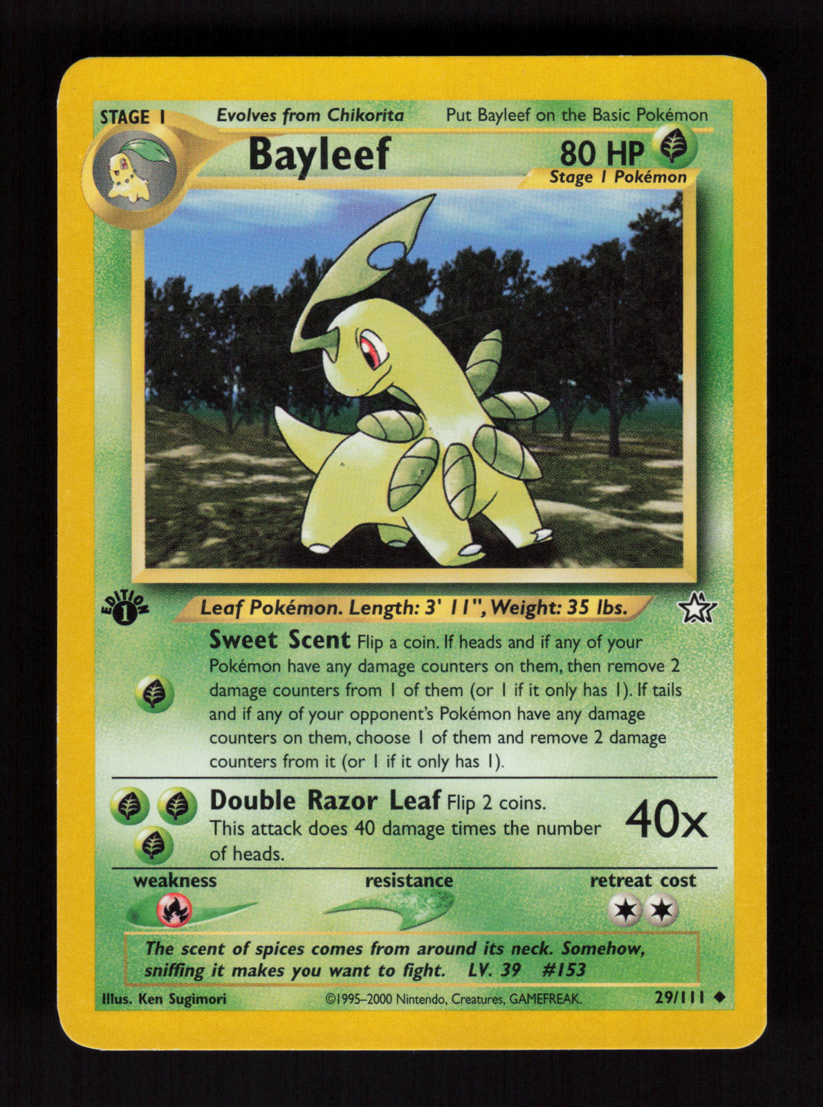 Bayleef (29) 029/111 - Uncommon - Neo Genesis