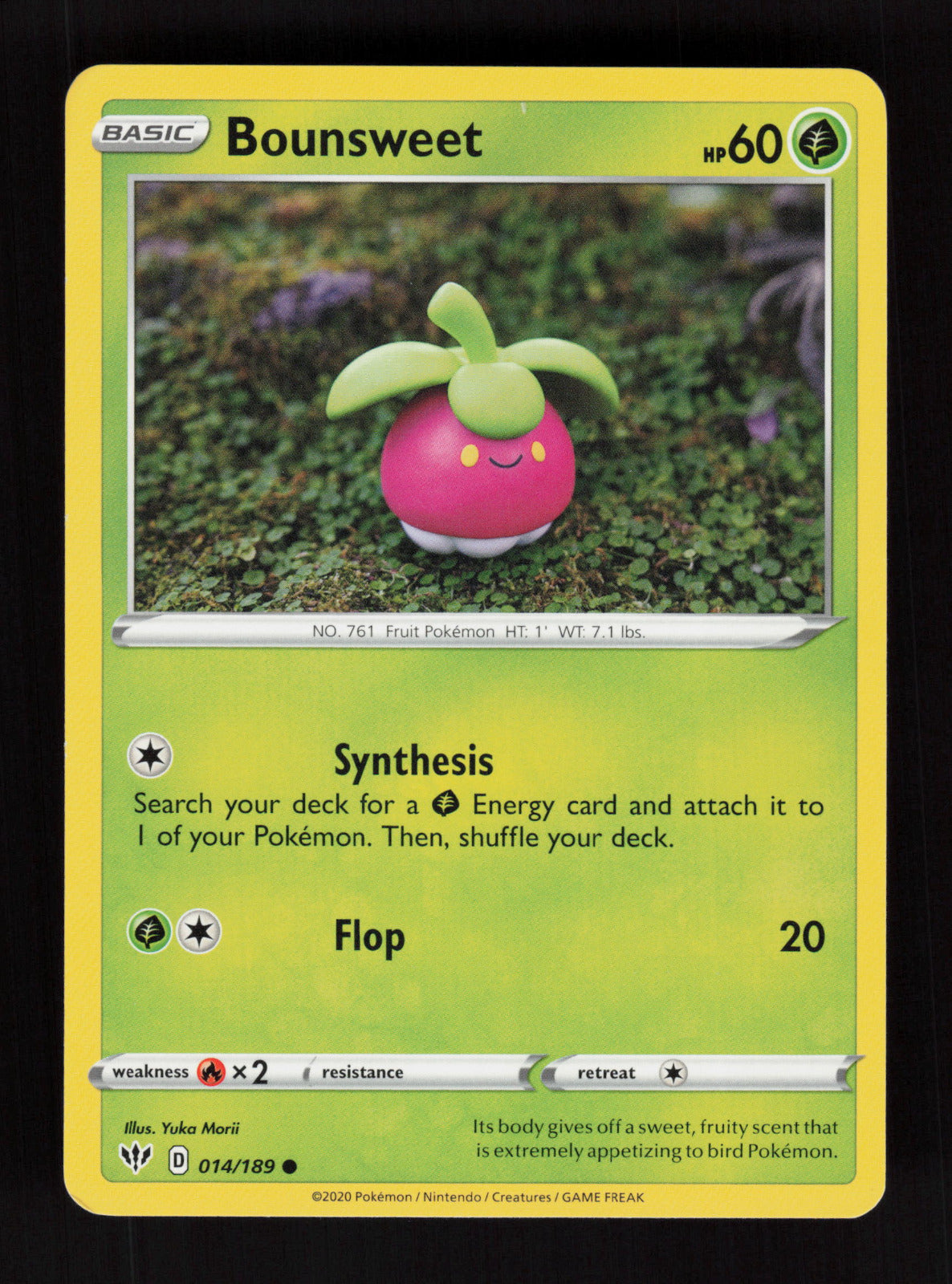 Bounsweet 014/189 - Common - SWSH03: Darkness Ablaze