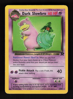Dark Slowbro 29/82 - Rare - Team Rocket