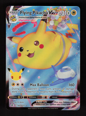 Flying Pikachu VMAX 007/025 - Ultra Rare - Celebrations