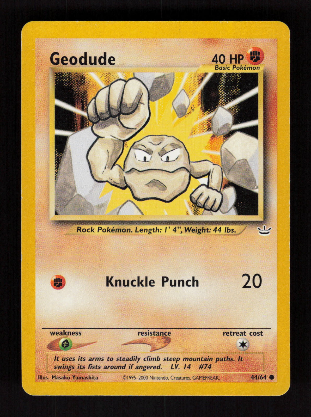 Geodude 44/64 - Common - Neo Revelation