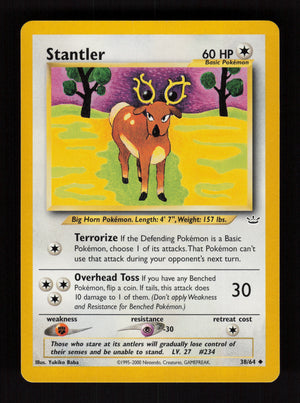Stantler 38/64 - Uncommon - Neo Revelation